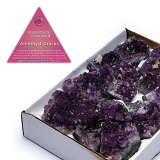 Power box 2 druses d'améthyste curatif | Pieralune