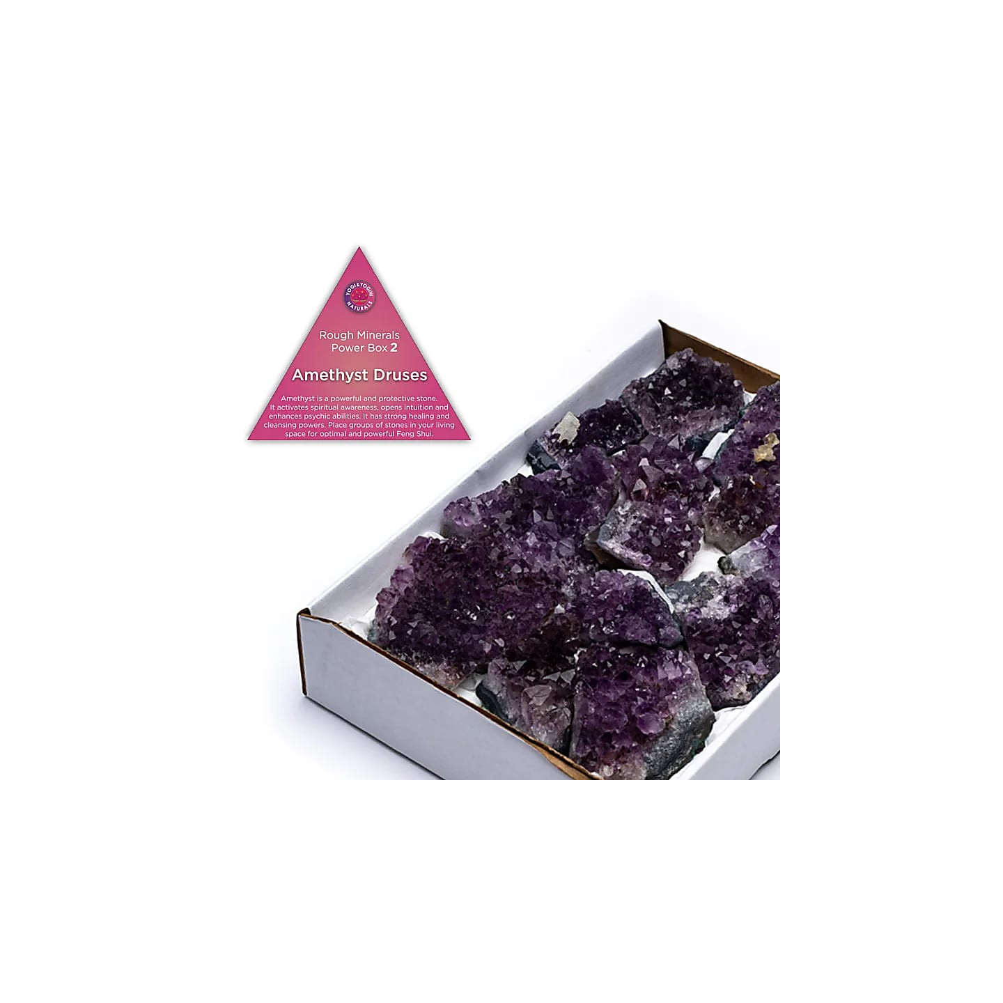 Power box 2 druses d'améthyste curatif | Pieralune
