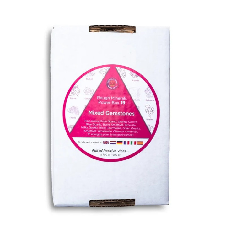 Power Box 19 Mélange de pierres précieuses brutes | Pieralune