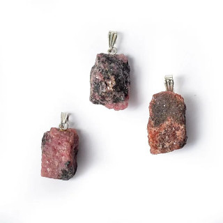 Pendentif pierre précieuse rhodonite | Pieralune