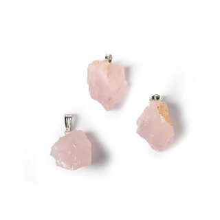 Pendentif pierre précieuse quartz rose | Pieralune