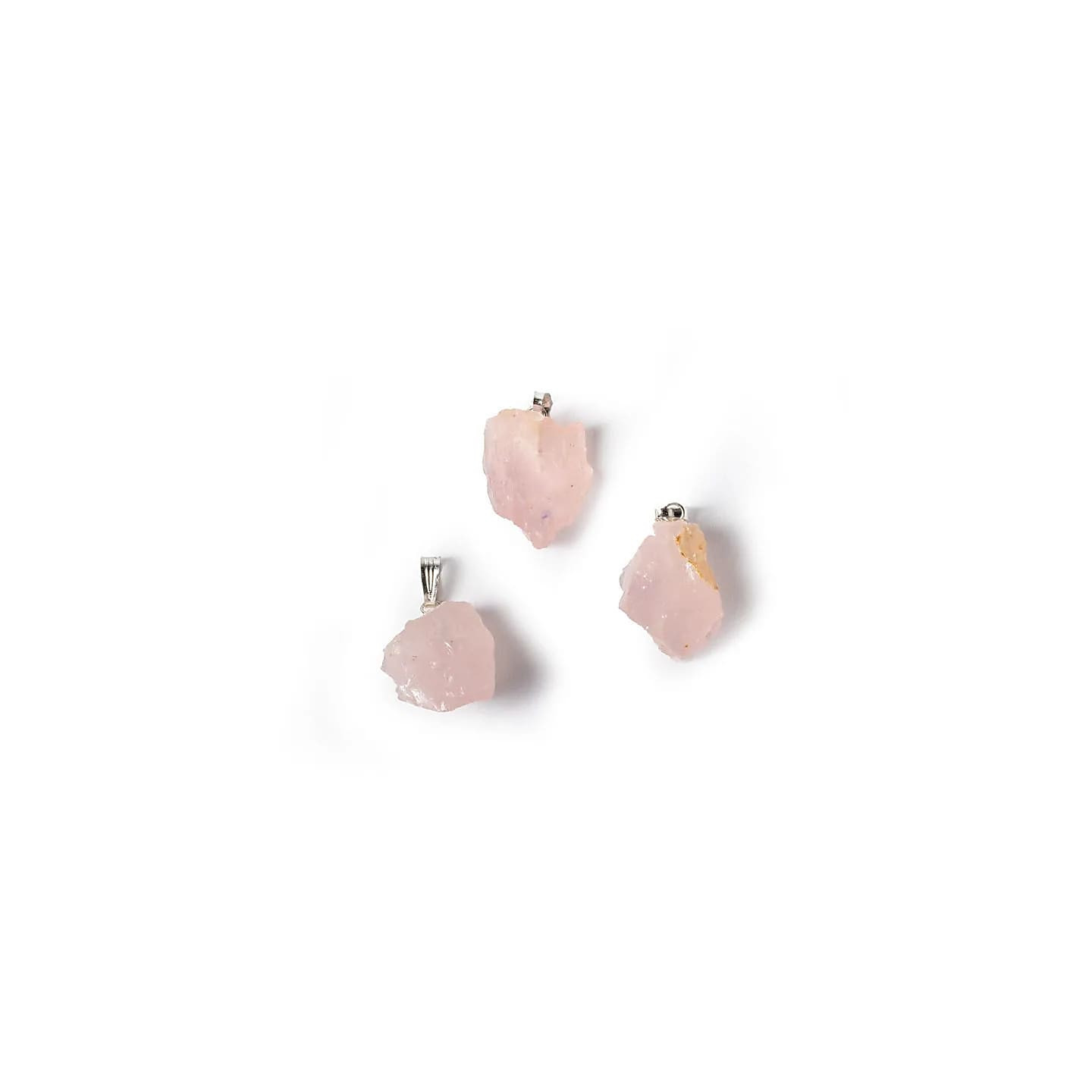 Pendentif pierre précieuse quartz rose | Pieralune