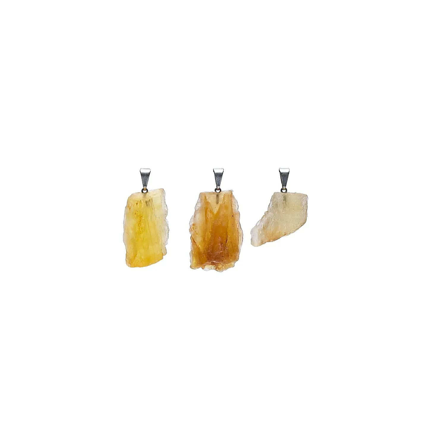 Pendentif Fluorite jaune brute | Pieralune