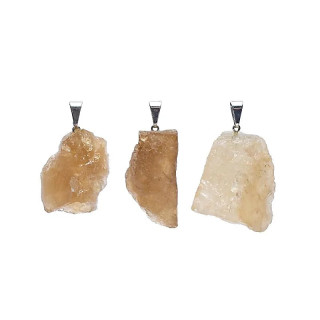 Pendentif Citrine brute naturelle | Pieralune