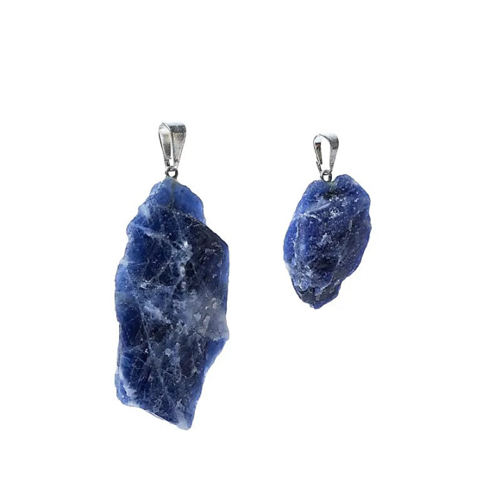 Pendentif Sodalite Brute | Pieralune