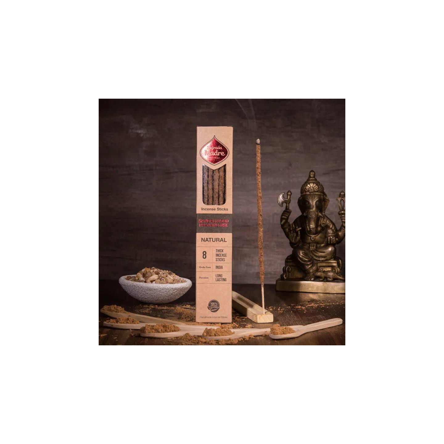 Sagrada Madre encens Santal & Olibanum | Pieralune