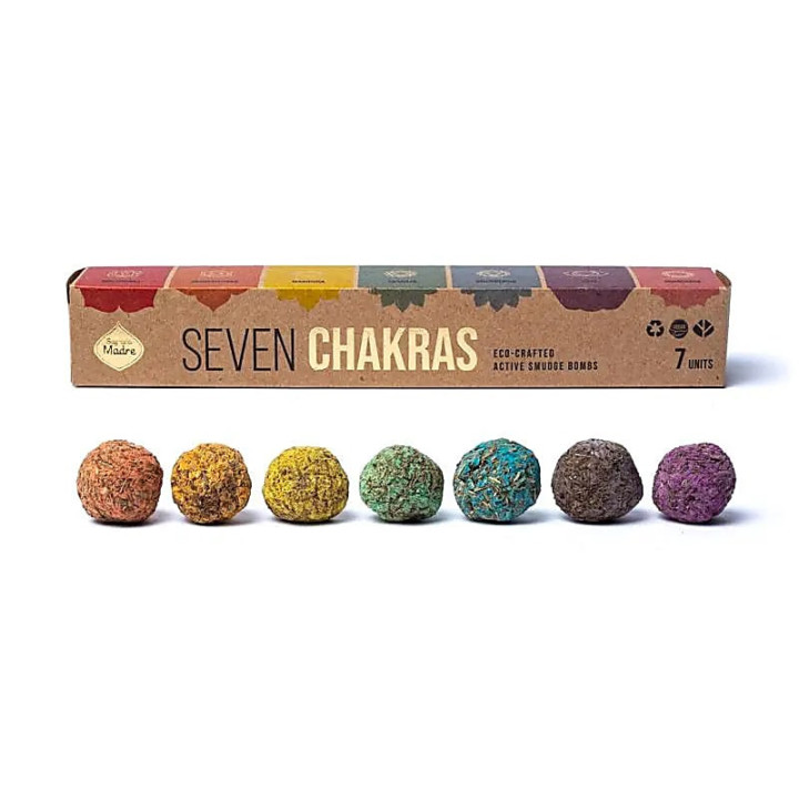 Sagrada Madre Premium 7 Chakra Smudge Bomb | Pieralune