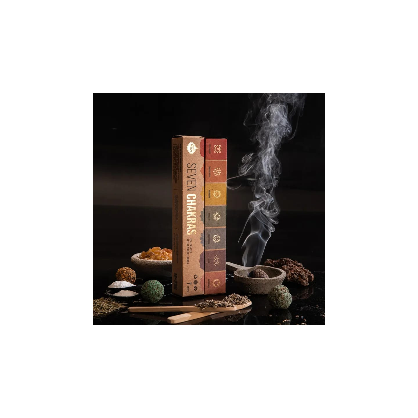 Sagrada Madre Premium 7 Chakra Smudge Bomb | Pieralune