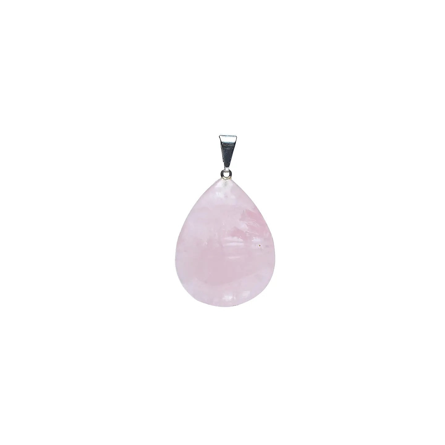 Pendentif de quartz rose en forme de goutte | Pieralune