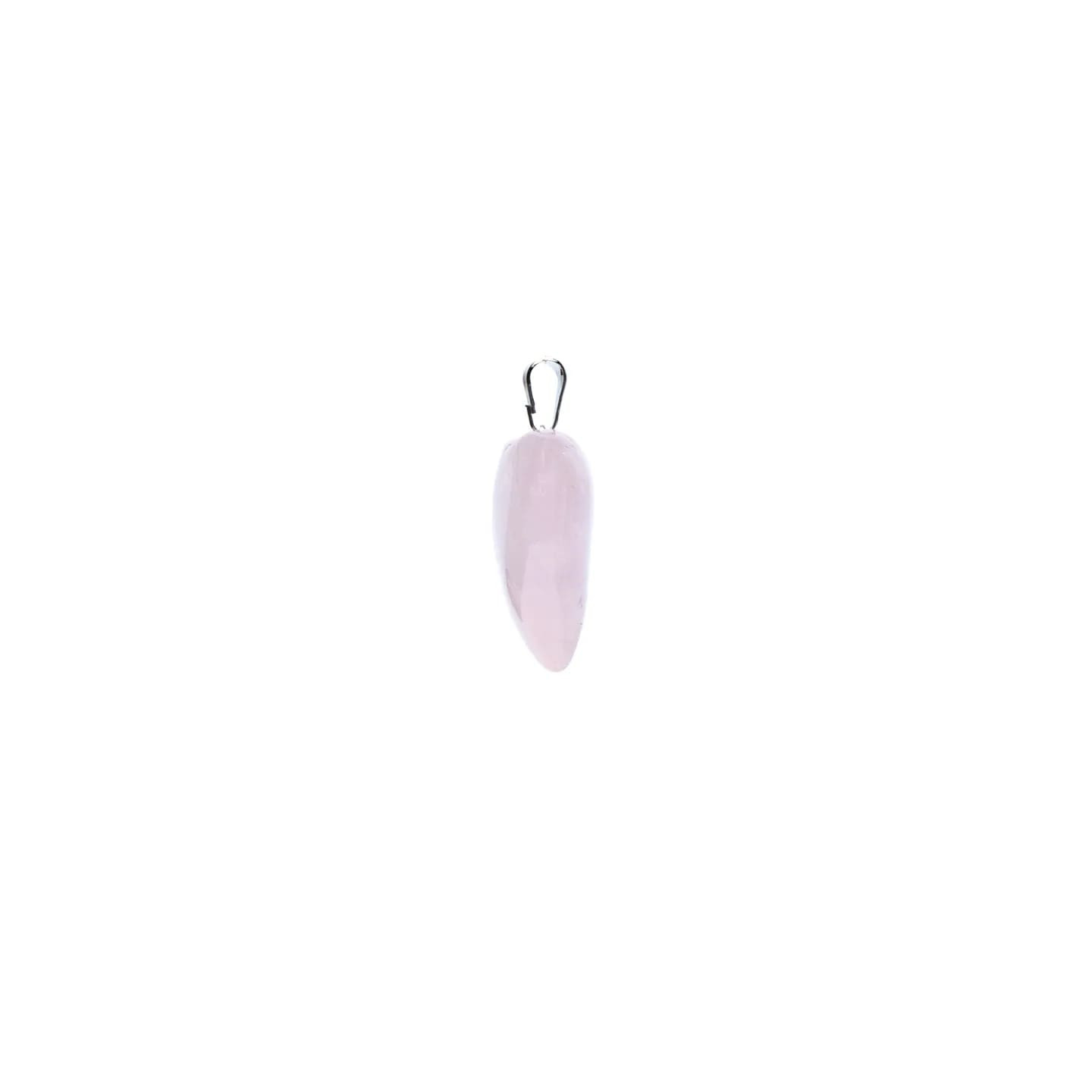 Pendentif de quartz rose en forme de cœur | Pieralune