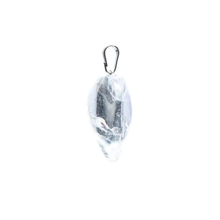 Pendentif en cristal de roche en forme de cœur | Pieralune