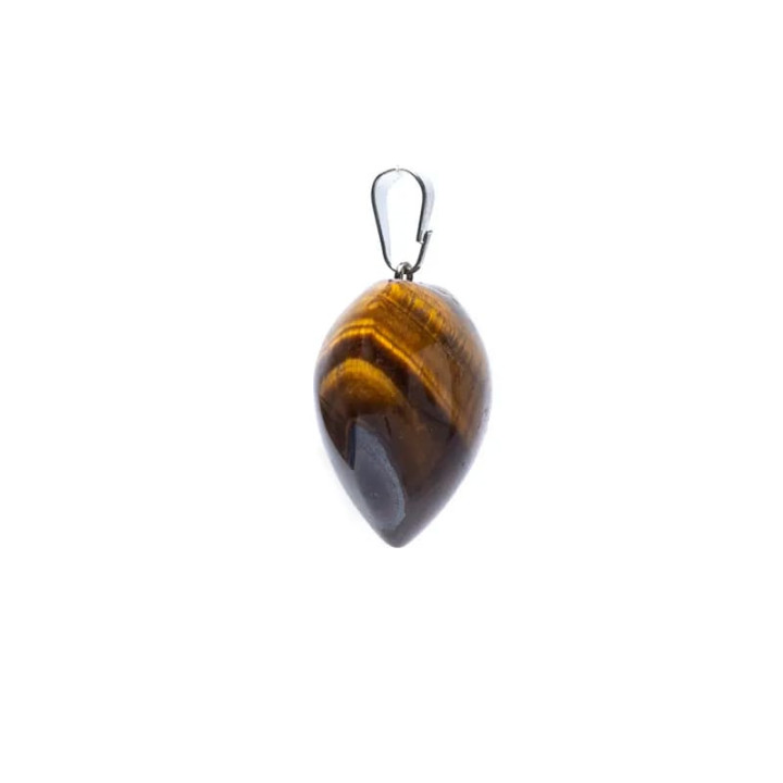 Pendentif oeil de tigre en forme de coeur | Pieralune