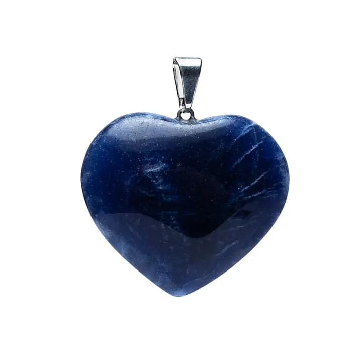 Pendentif Sodalite en forme de coeur | Pieralune