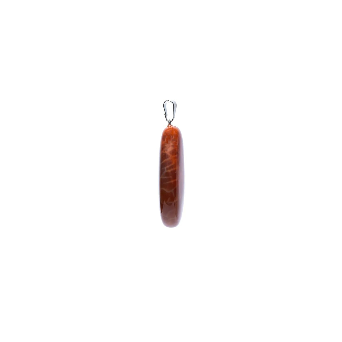Pendentif en agate de feu en forme de goutte | Pieralune