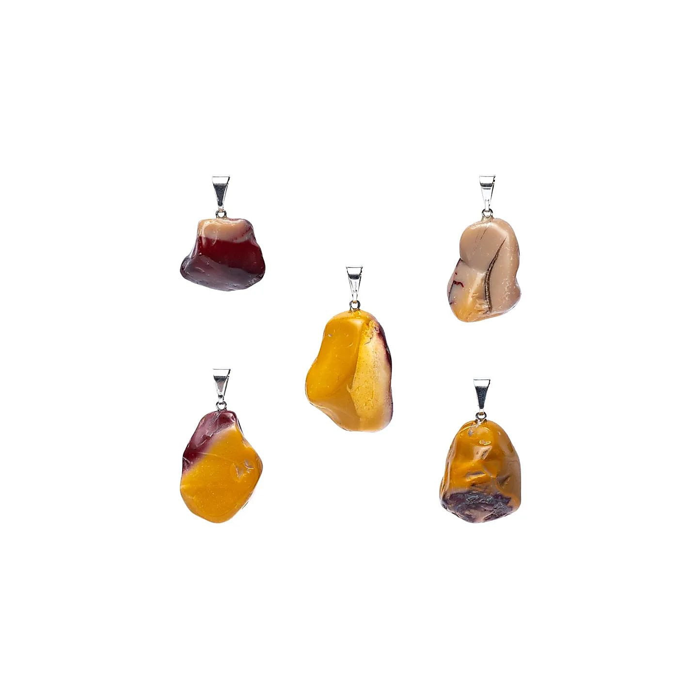 Pendentif en pierre précieuse Mookaite percée | Pieralune