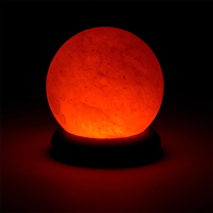 Mini lampe sel sphère orange USB LED | Pieralune