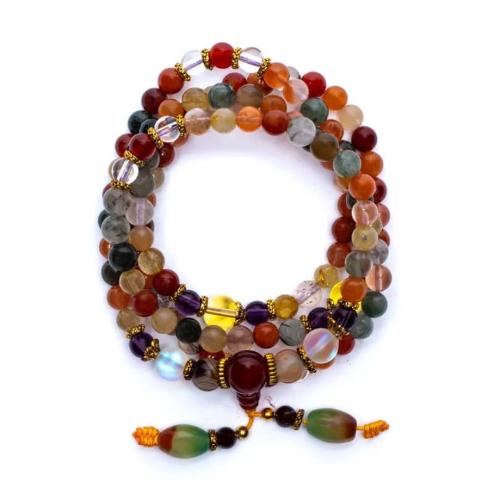 Mala mix d'agate - élastique | Pieralune