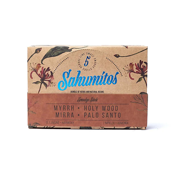 Sagrada Madre Sahumitos smudge Myrrhe & Palo Santo par ... | Pieralune