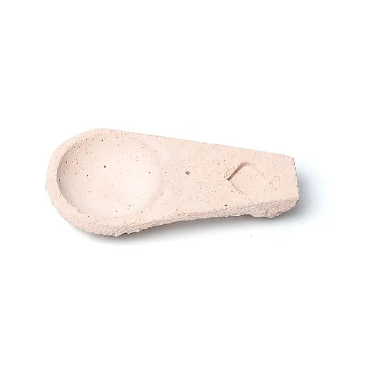 Sagrada Madre brûleur d’encens en ciment rose pastel | Pieralune