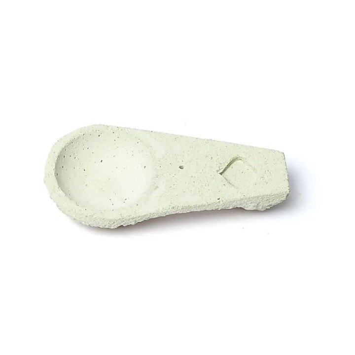 Sagrada Madre brûleur d’encens en ciment vert pastel | Pieralune