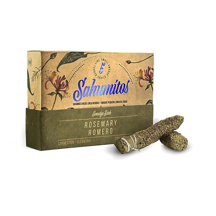 Sagrada Madre Sahumitos smudge Romarin par 5 en boîte p... | Pieralune