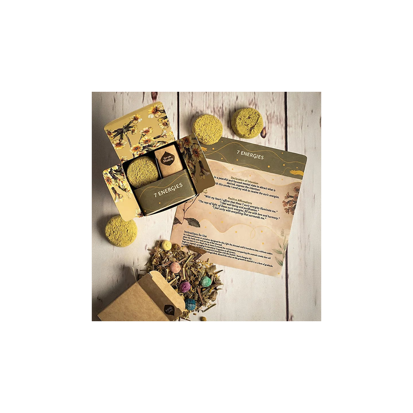 Sagrada Madre petit Kit smudge 7 Énergies | Pieralune