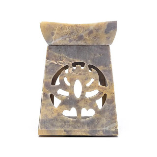 Brûleur d’huile Lotus stéatite claire | Pieralune