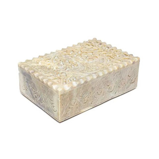 Boîte à tarot ou à bijoux Arbre de Vie stéatite | Pieralune