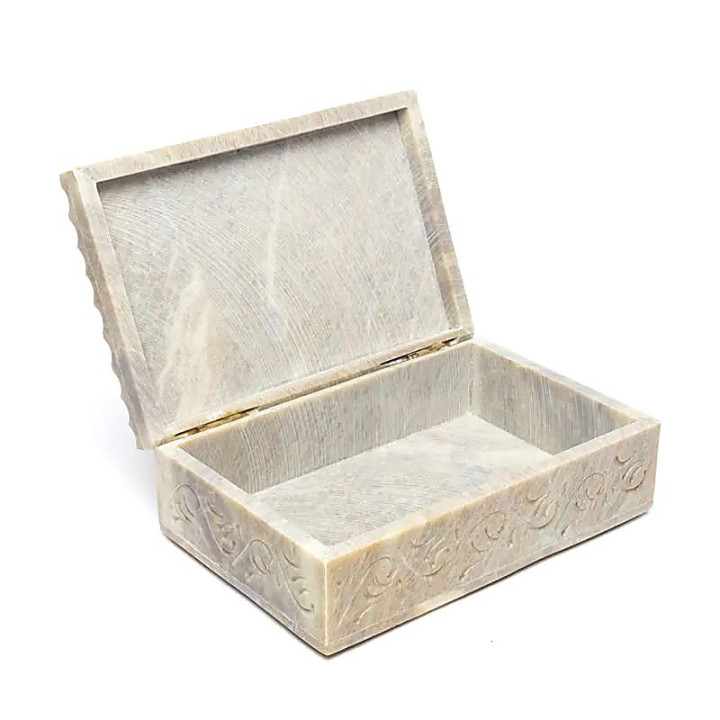 Boîte à tarot ou à bijoux Arbre de Vie stéatite | Pieralune