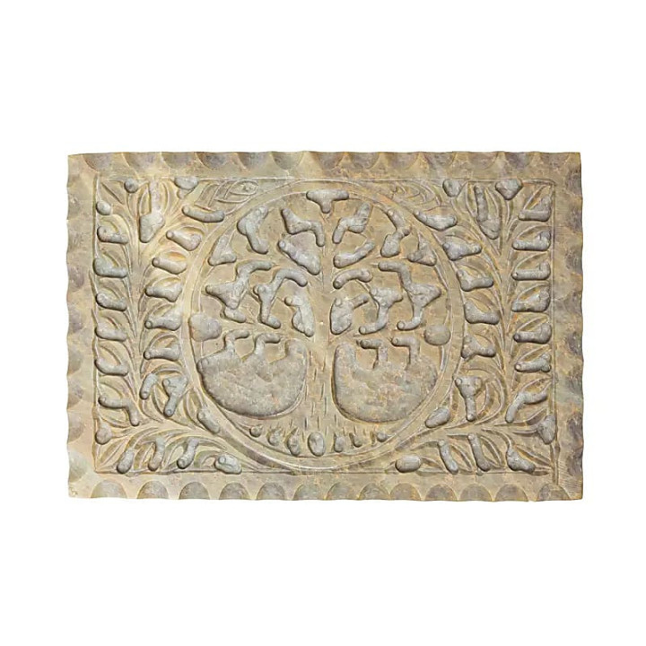 Boîte à tarot ou à bijoux Arbre de Vie stéatite | Pieralune