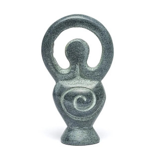 Figurine de Déesse stéatite grise | Pieralune