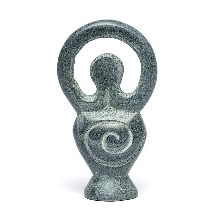 Figurine de Déesse stéatite grise | Pieralune