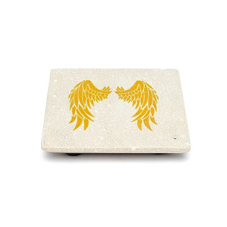 Brûle-encens ailes d’ange grès | Pieralune