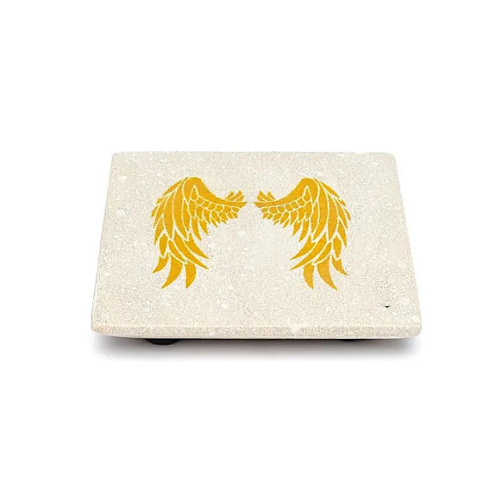 Brûle-encens ailes d’ange grès | Pieralune