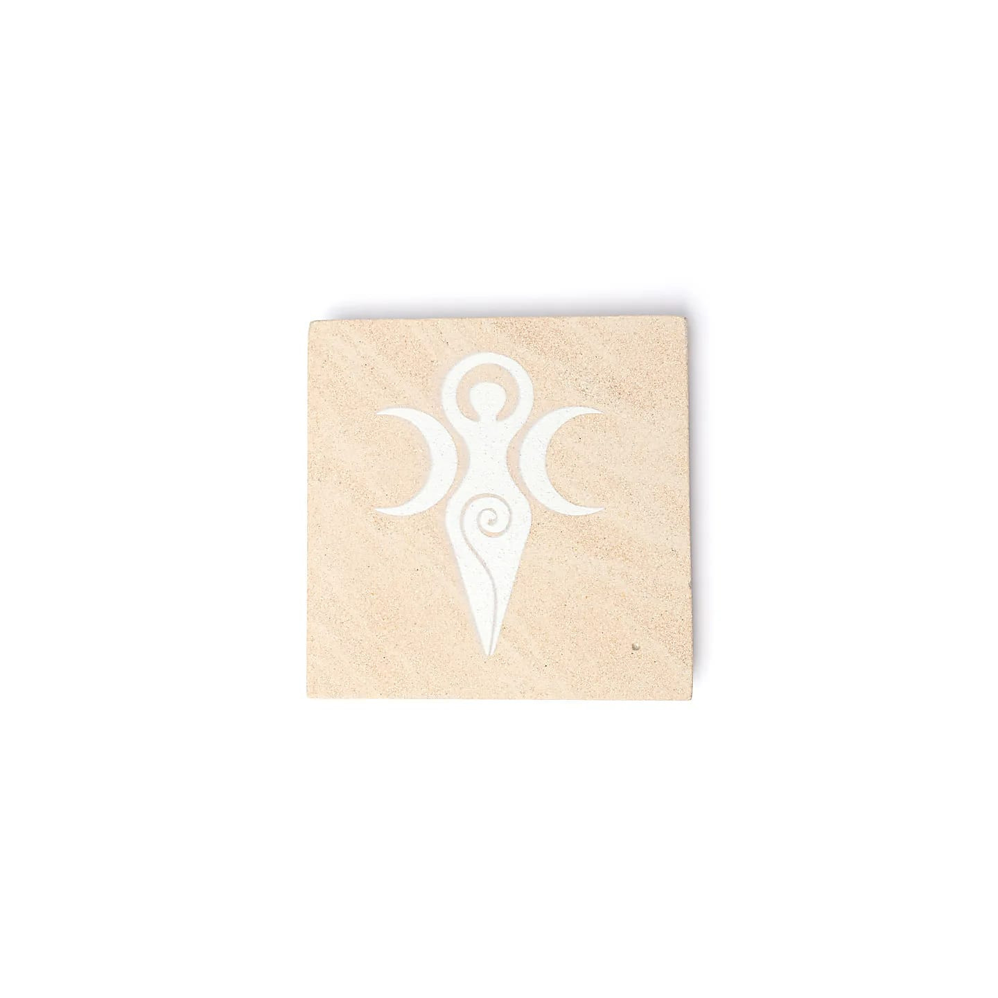 Brûle-encens symbole de la Déesse grès rose | Pieralune