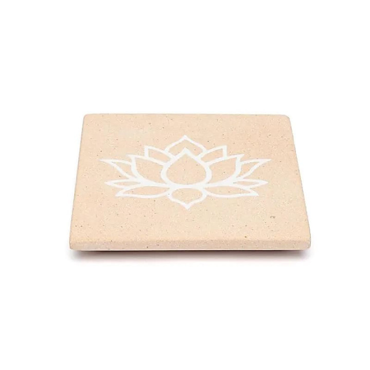 Brûle-encens lotus grès rose | Pieralune