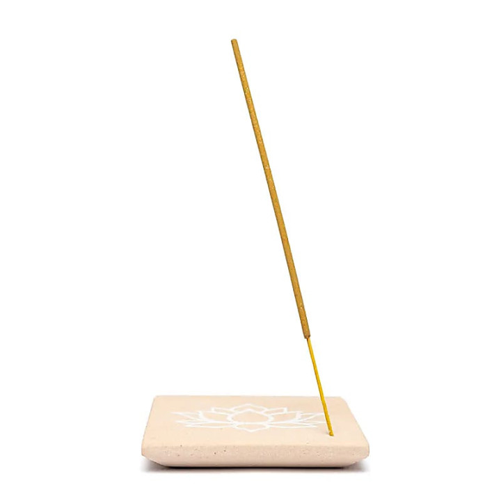 Brûle-encens lotus grès rose | Pieralune