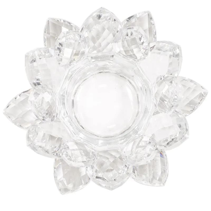 Bougeoir Lotus cristal M | Pieralune