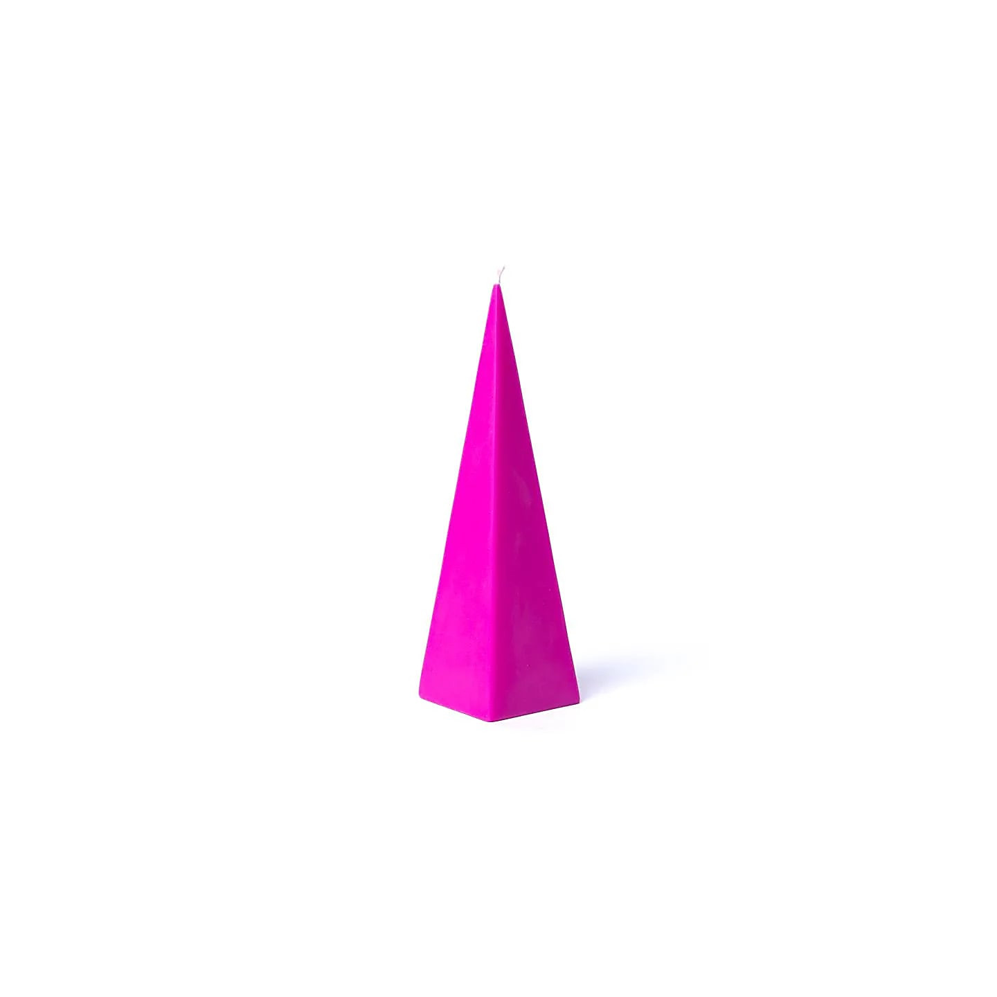 Bougie Pyramide magenta inodore | Pieralune