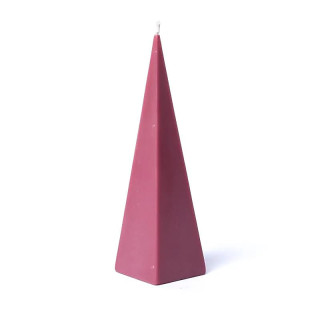 Bougie pyramide vieux rose | Pieralune
