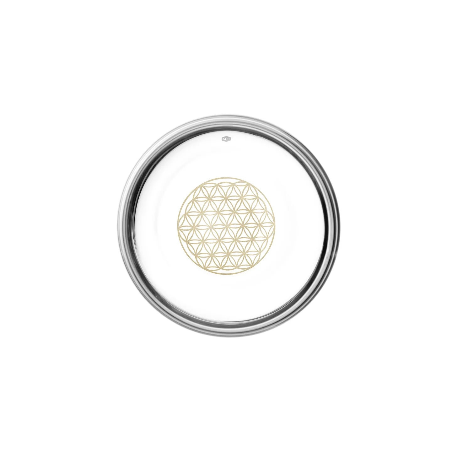 Verre Mythos fleur de vie - or | Pieralune
