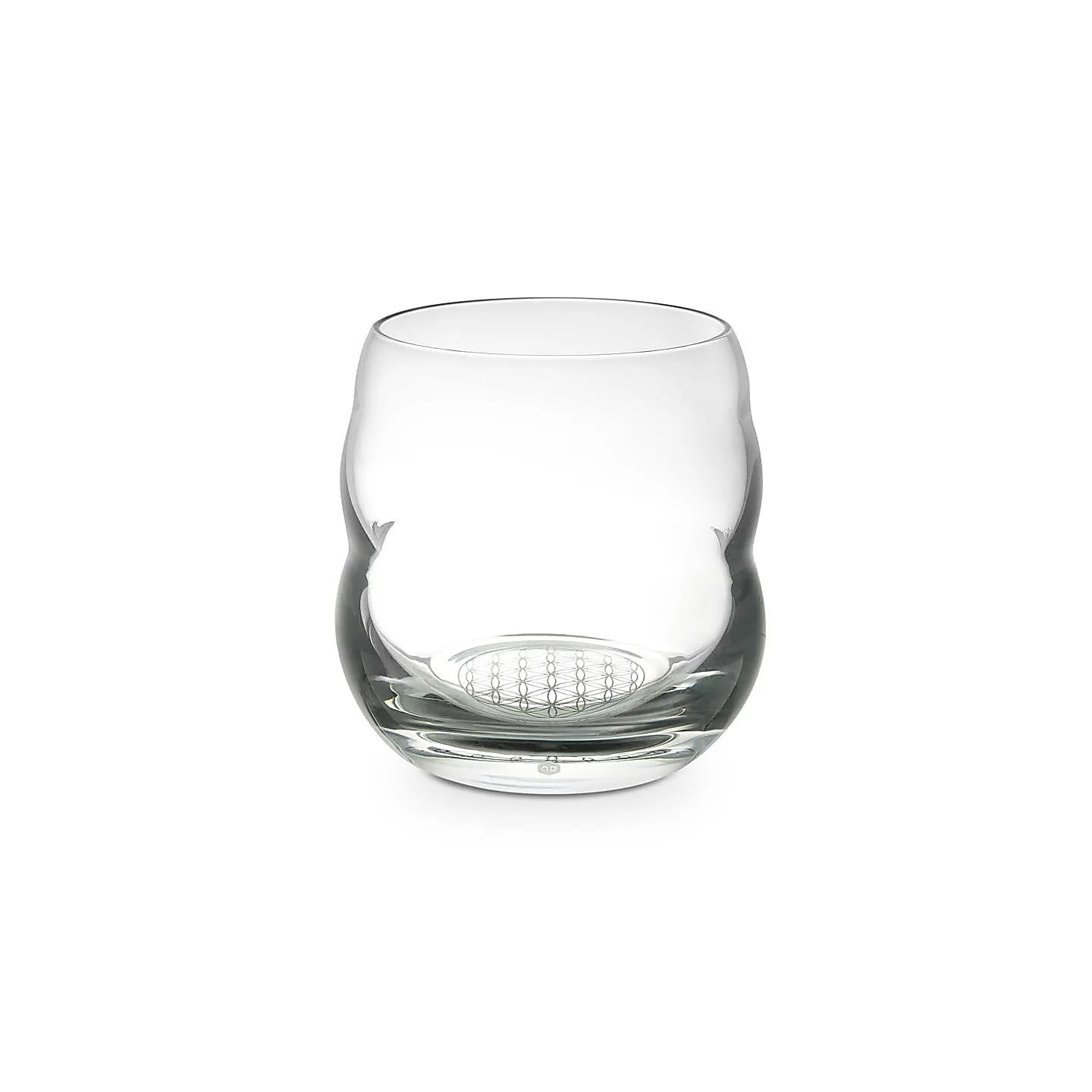 verre Mythos fleur de vie - platine | Pieralune