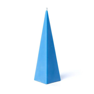 Bougie pyramide bleu ciel | Pieralune
