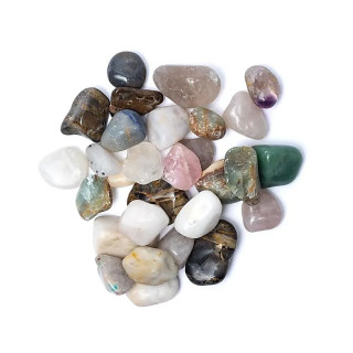 Pierres polies mixtes du Brésil de qualité B - ± 3-4 cm... | Pieralune