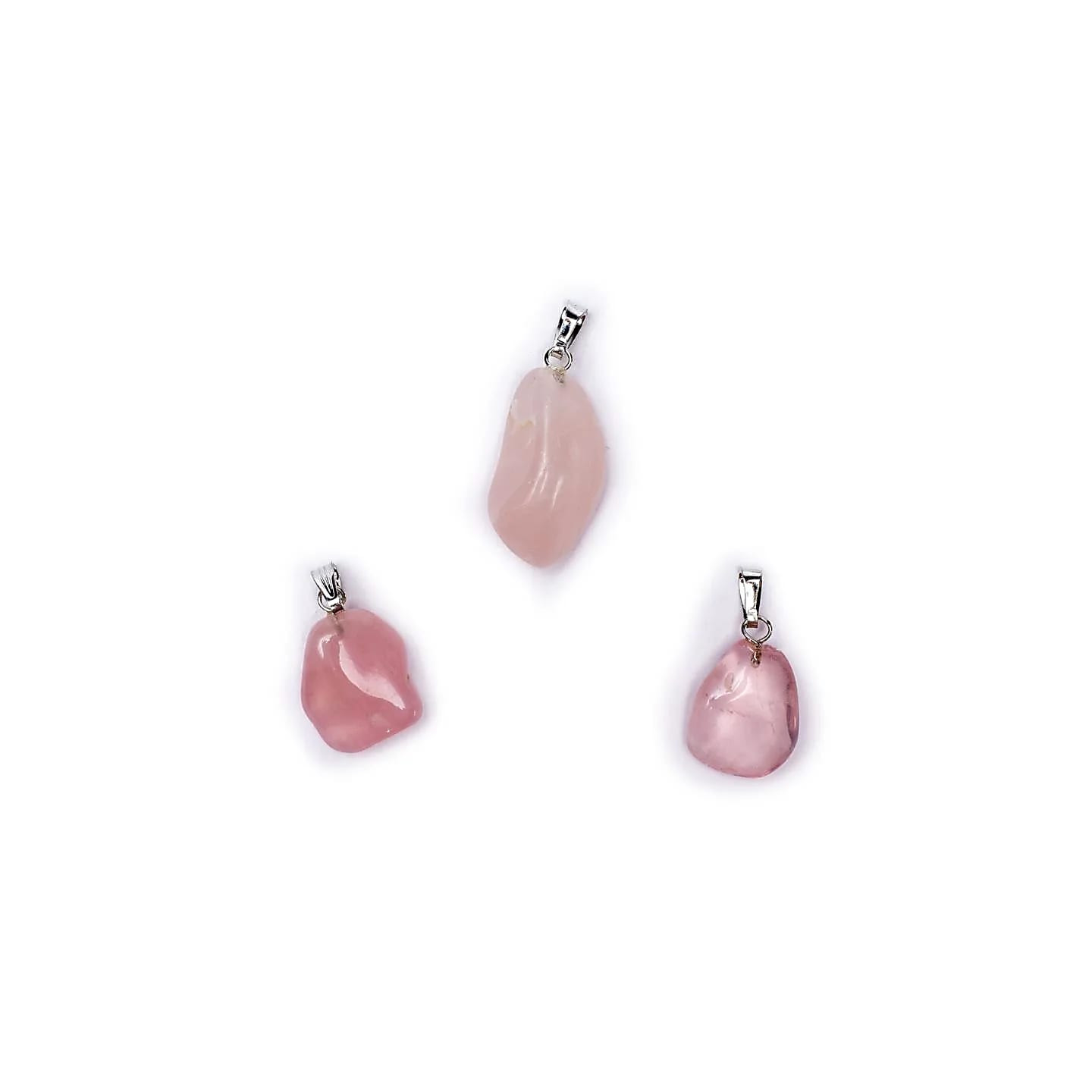 Pendentif Quartz rose avec crochet | Pieralune