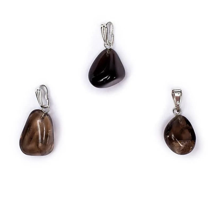 Pendentif Quartz fumé avec crochet | Pieralune
