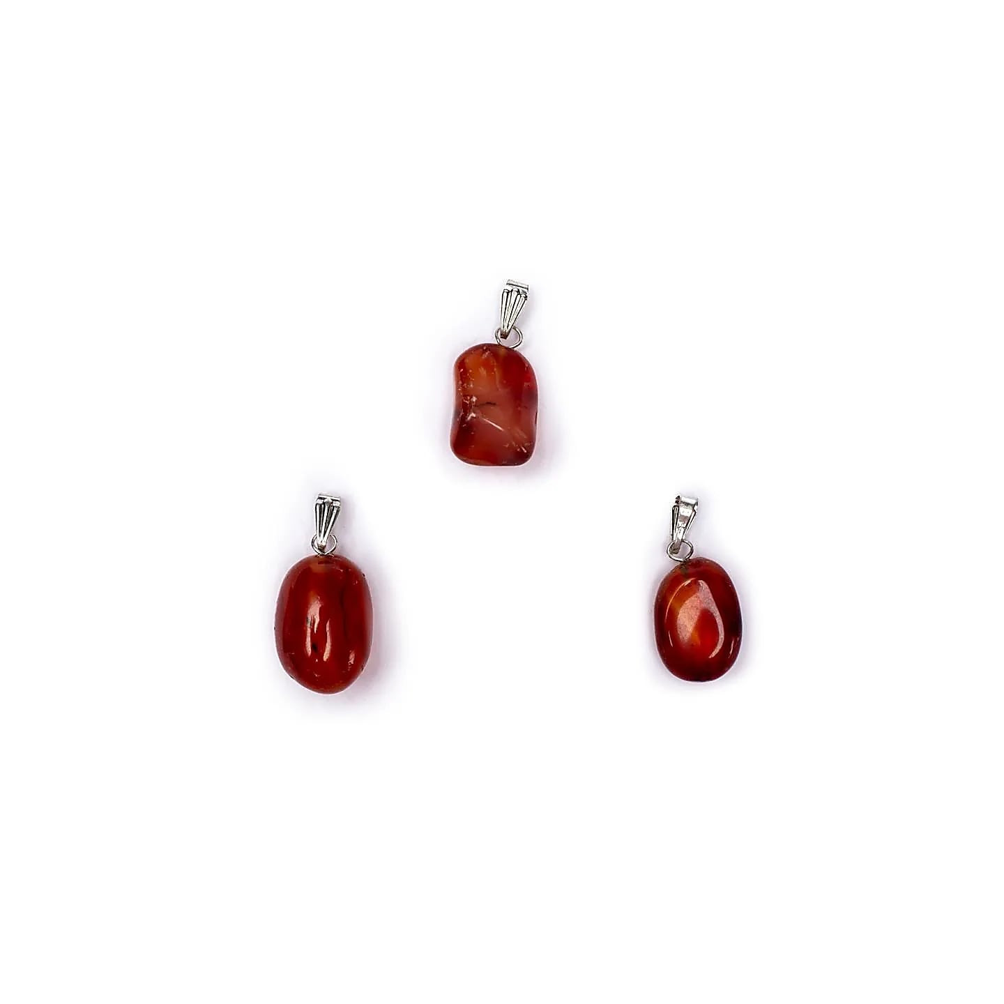 Pendentif Agate rouge avec crochet | Pieralune