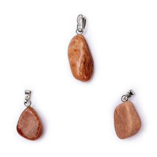 Broche pendentif Feldspathique percé | Pieralune