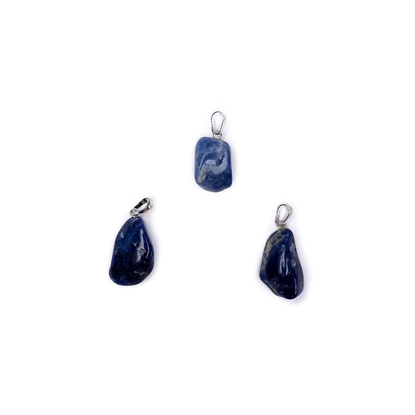 Broche pendentif Sodalite percée | Pieralune