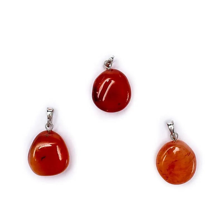 Broche pendentif Cornaline percée | Pieralune